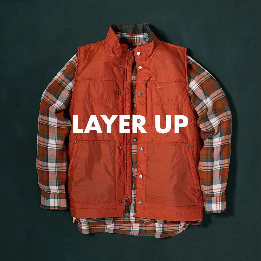Shop Mountain Khakis for men's premium down vests, fleece vests and water repellent vests.