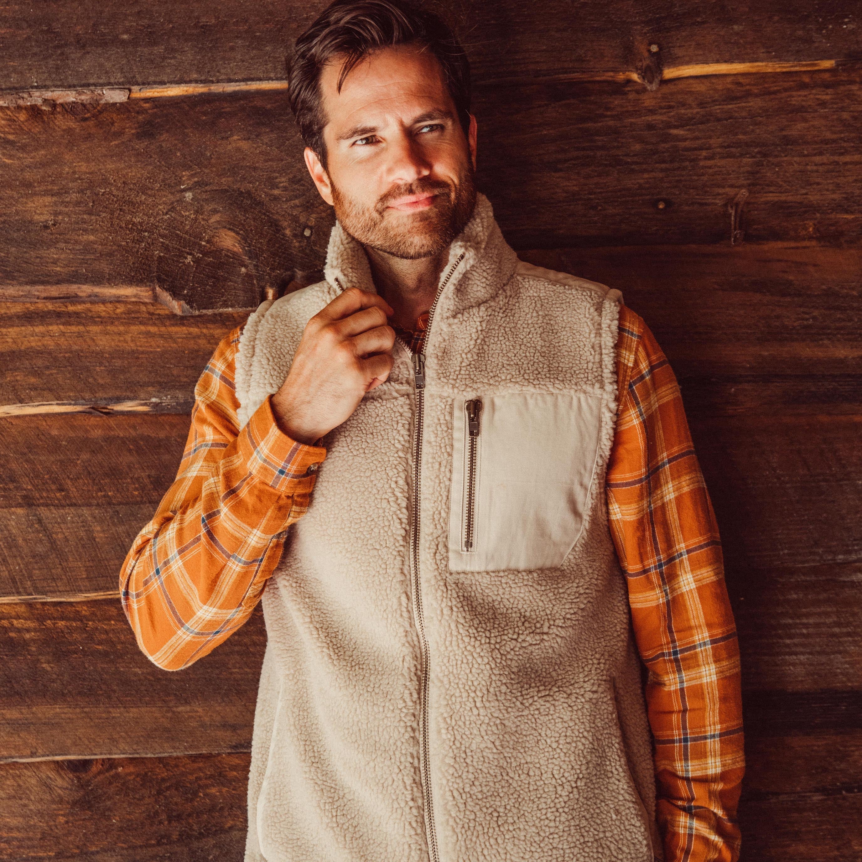 Man wearing Forge Vest standing outdoor