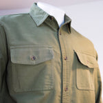 Moleskin Shirtjac front collar